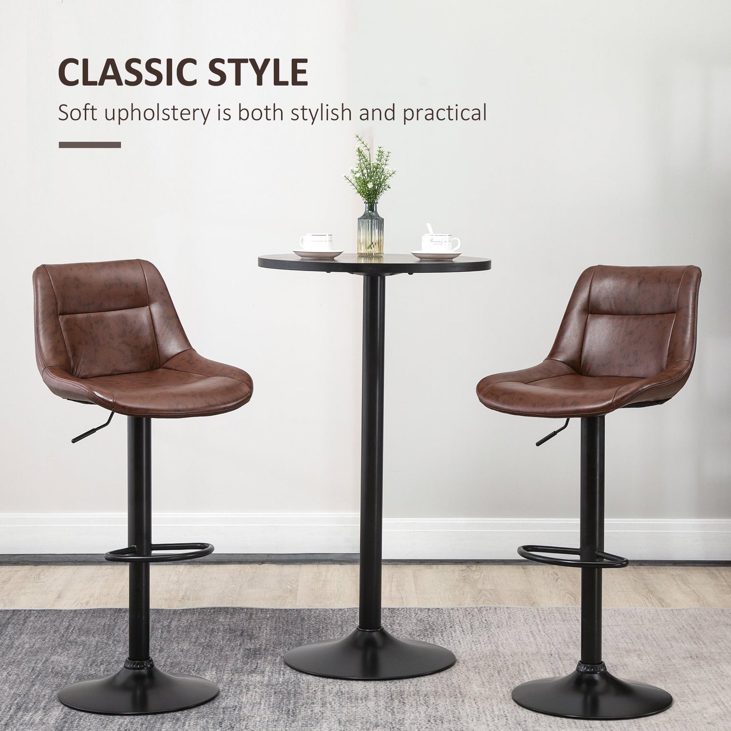 Adjustable Bar Stools Set of 2