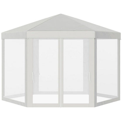 Outsunny Outsunny 4M Hexagon Gazebo