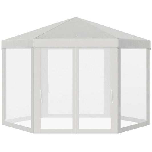 Outsunny Outsunny 4M Hexagon Gazebo