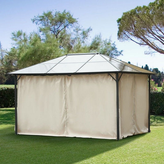 Outsunny Outsunny 3 X 4M Universal Gazebo Replacement Sidewalls Privacy Panel For Canopy - 4 Pack