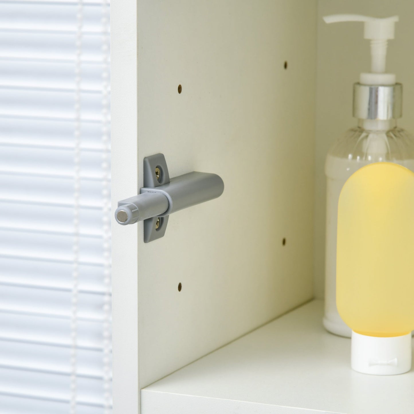 kleankin Tall Bathroom Cabinet with Adjustable Shelves