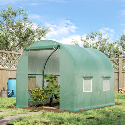 Reinforced Walk in Polytunnel Greenhouse