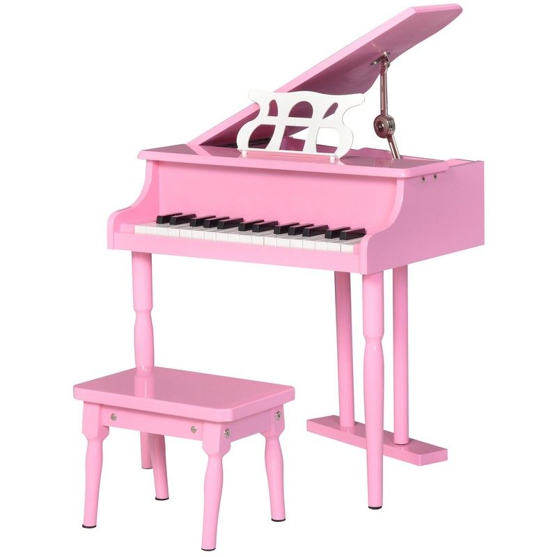 Homcom Homcom 30 Keys Mini Kids Piano For Child With Music Stand And Bench Best Gifts Toy