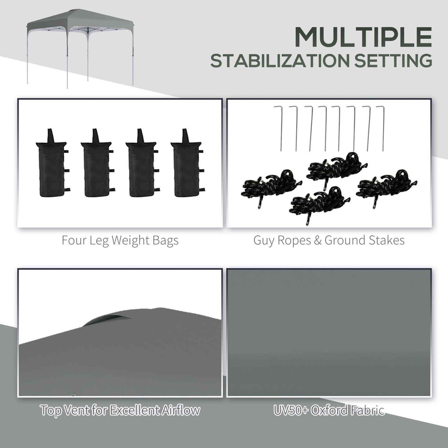 Outsunny 3 x 3M Pop Up Gazebo