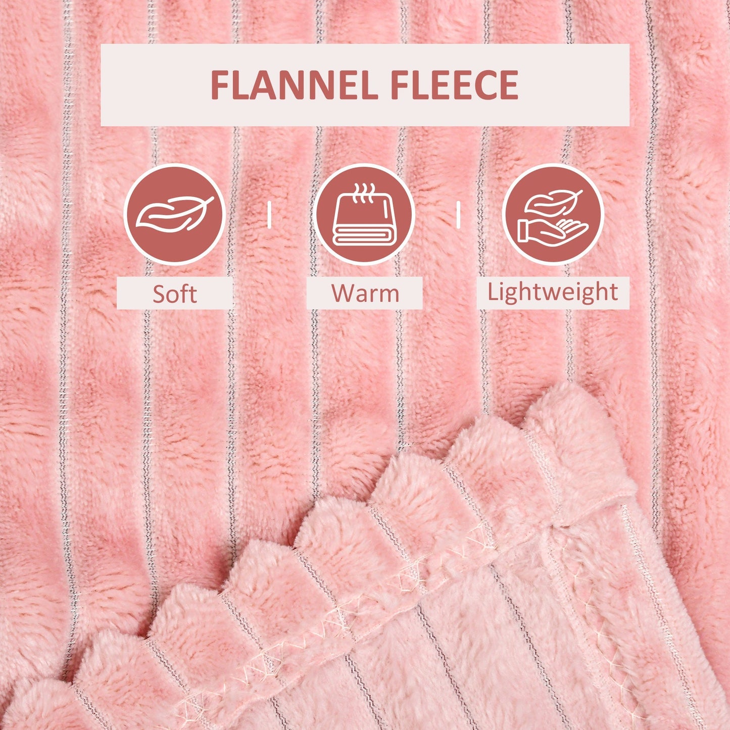 Flannel Fleece Blanket for Sofas