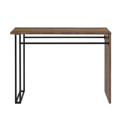 Norfolk Furniture Industrial Console Table Black & Brown