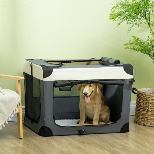 PawHut 91cm Foldable Pet Carrier