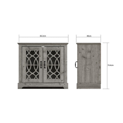 Amelie Sideboard Grey 2 Doors 1 Shelf