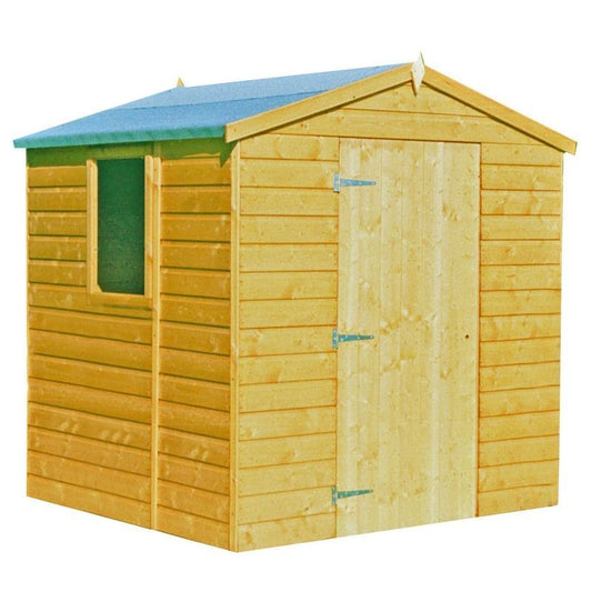 Shire Shire Evan 5' 3" x 6' 8" Apex Shed - Premium Dip Treated Shiplap