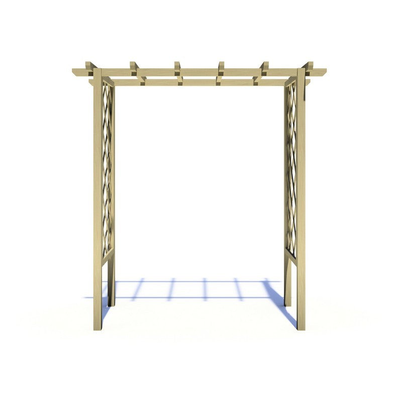 Shire 3' 4" x 6' 3" Garden Arch - Classic Pressure Treated