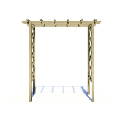 Shire 3' 4" x 6' 3" Garden Arch - Classic Pressure Treated