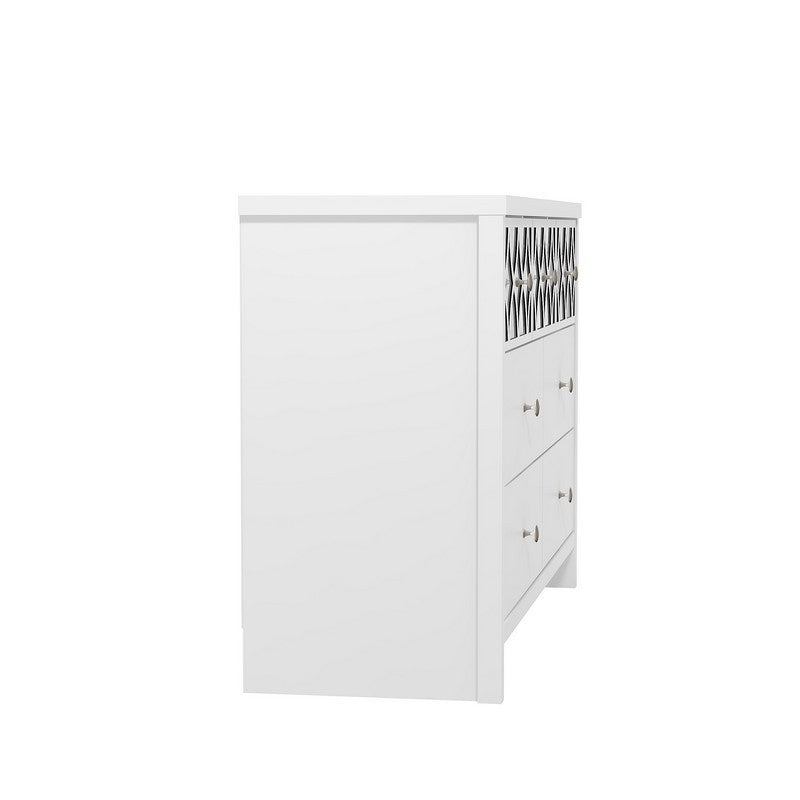 Arianna Large Chest of Drawers White 7 Drawers