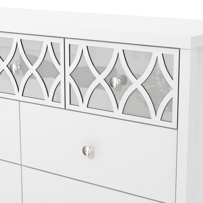 Arianna Large Chest of Drawers White 7 Drawers