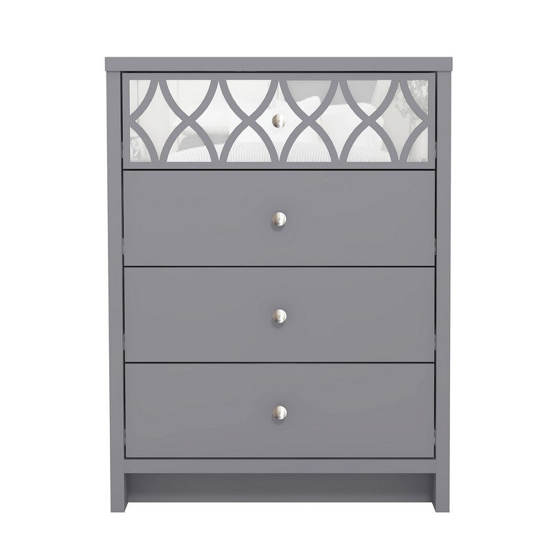 Arianna Chest of Drawers Grey 4 Drawers