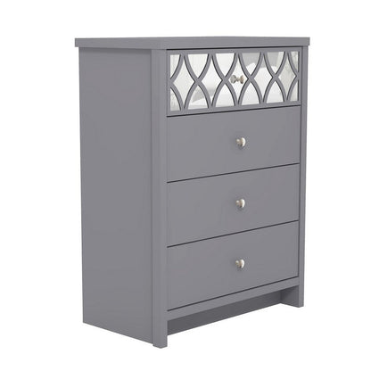 Arianna Chest of Drawers Grey 4 Drawers