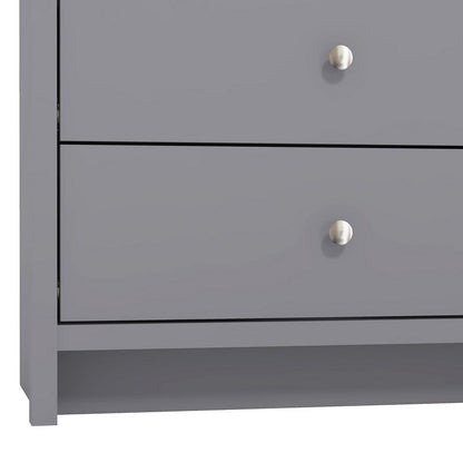 Arianna Chest of Drawers Grey 4 Drawers