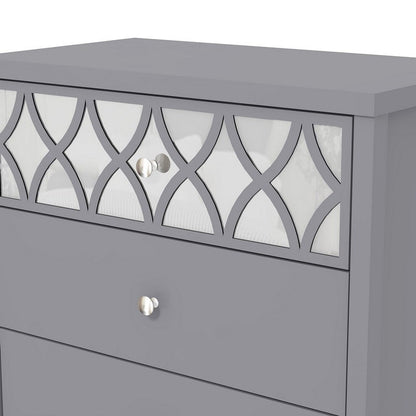 Arianna Chest of Drawers Grey 4 Drawers