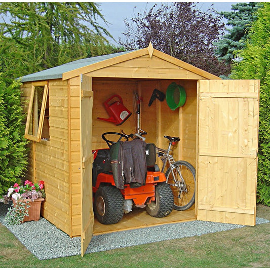 Shire Shire Arran 5' 10" x 5' 10" Apex Shed - Premium Dip Treated Shiplap