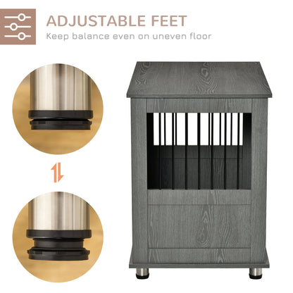 PawHut Dog Crate Furniture End Table