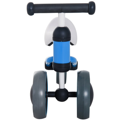 Kids Balance Bike Toddler Plastic No-Pedal Walking Blue