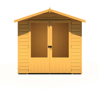 Shire Avance 6' 8" x 6' 3" Apex Summerhouse - Premium Dip Treated Shiplap