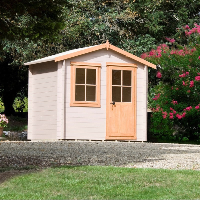 Shire Shire Avesbury 6' x 8' Apex Log Cabin - Budget 19mm Cladding Tongue & Groove