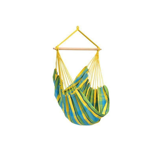 Amazonas Brasil Lemon Hammock Chair - Checked Blue Multicoloured