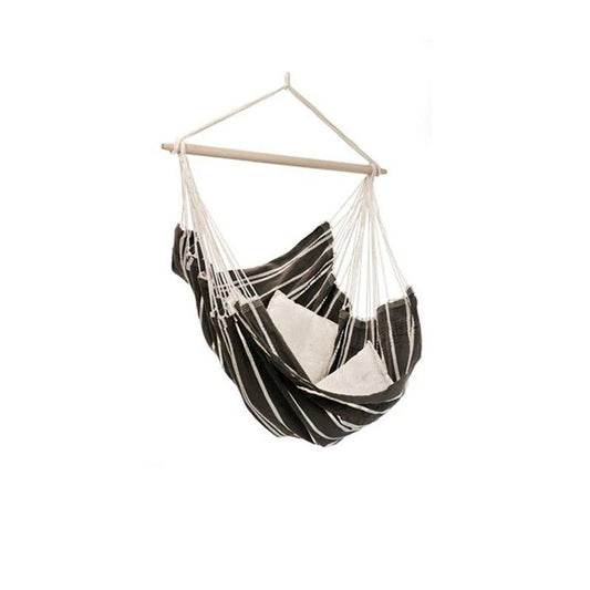 Amazonas Brasil Mocca Hammock Chair - Striped Brown & White