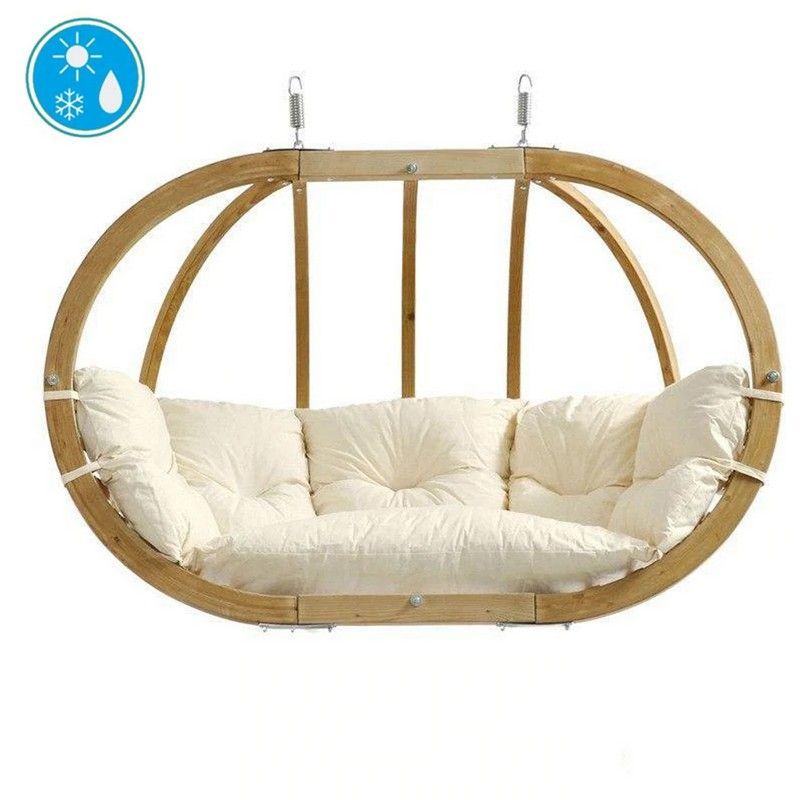 Amazonas Globo Royal Natura Double Hanging Globe - Cream