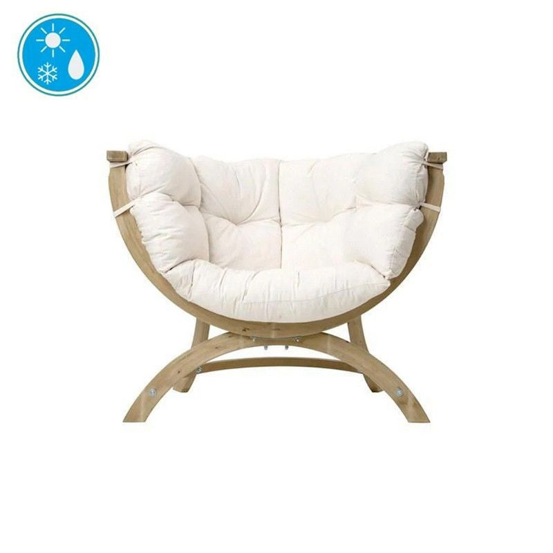 Amazonas Siena Uno Natura Garden Chair - Cream