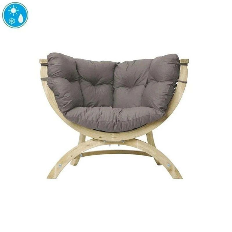 Amazonas Siena Uno Taupe Garden Chair - Brown