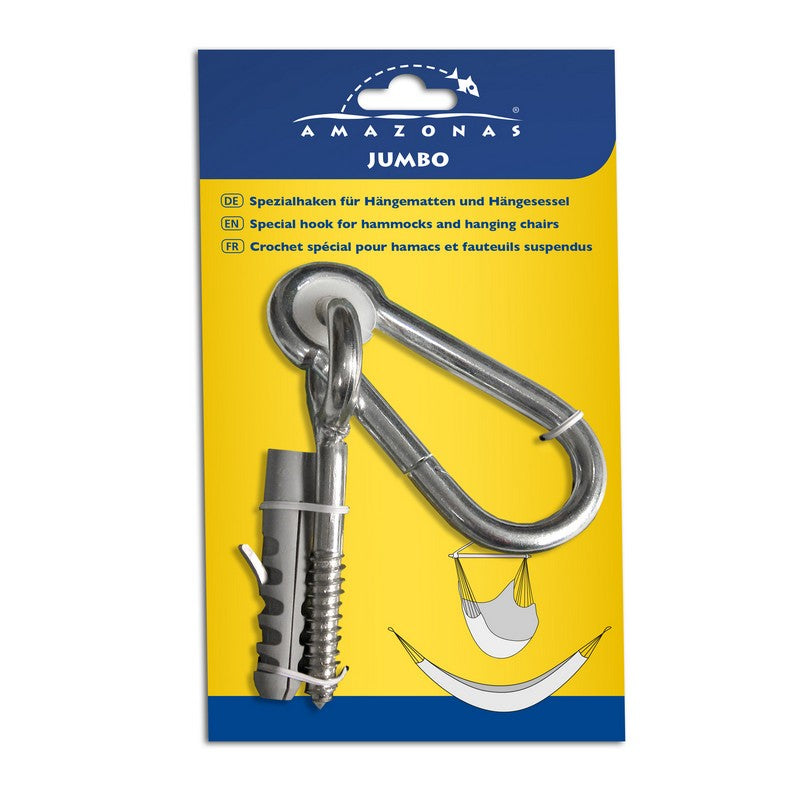 Amazonas Jumbo Hammock Screw In Hook Fixing