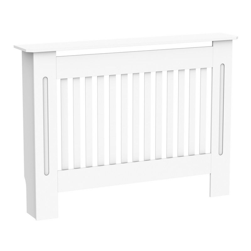 Homcom Homcom 112L x 19W x 81H cm Medium-density fibreboard Radiator Cover-White