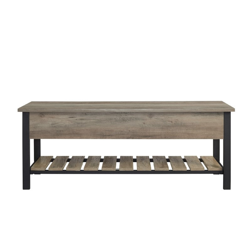 Norfolk Furniture Farmhouse Hall Bench Grey