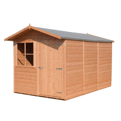 Shire Shire Barraca 7' x 10' 11" Apex Shed - Premium Dip Treated Shiplap