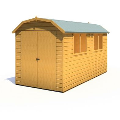 Shire Barn 11' 9" x 5' 10" Barn Shed - Premium Coated Shiplap