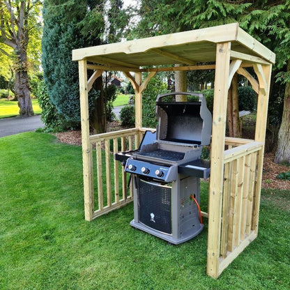 Croft Emily Garden BBQ Shelter by Croft Natural Neutral