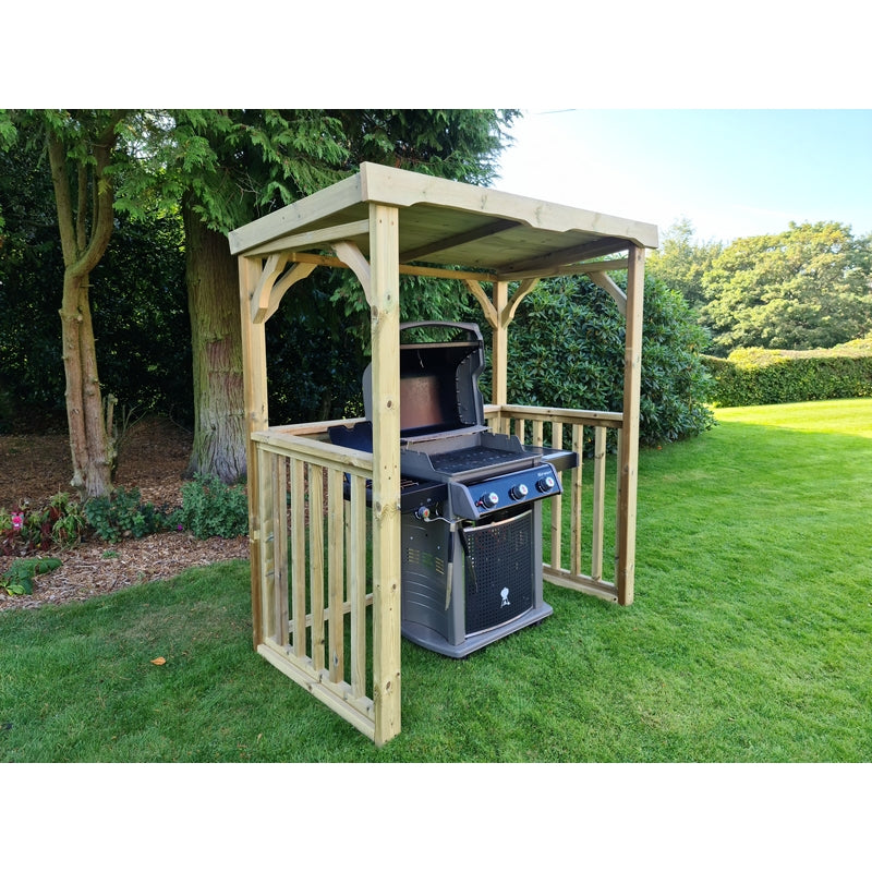 Croft Emily Garden BBQ Shelter by Croft Natural Neutral