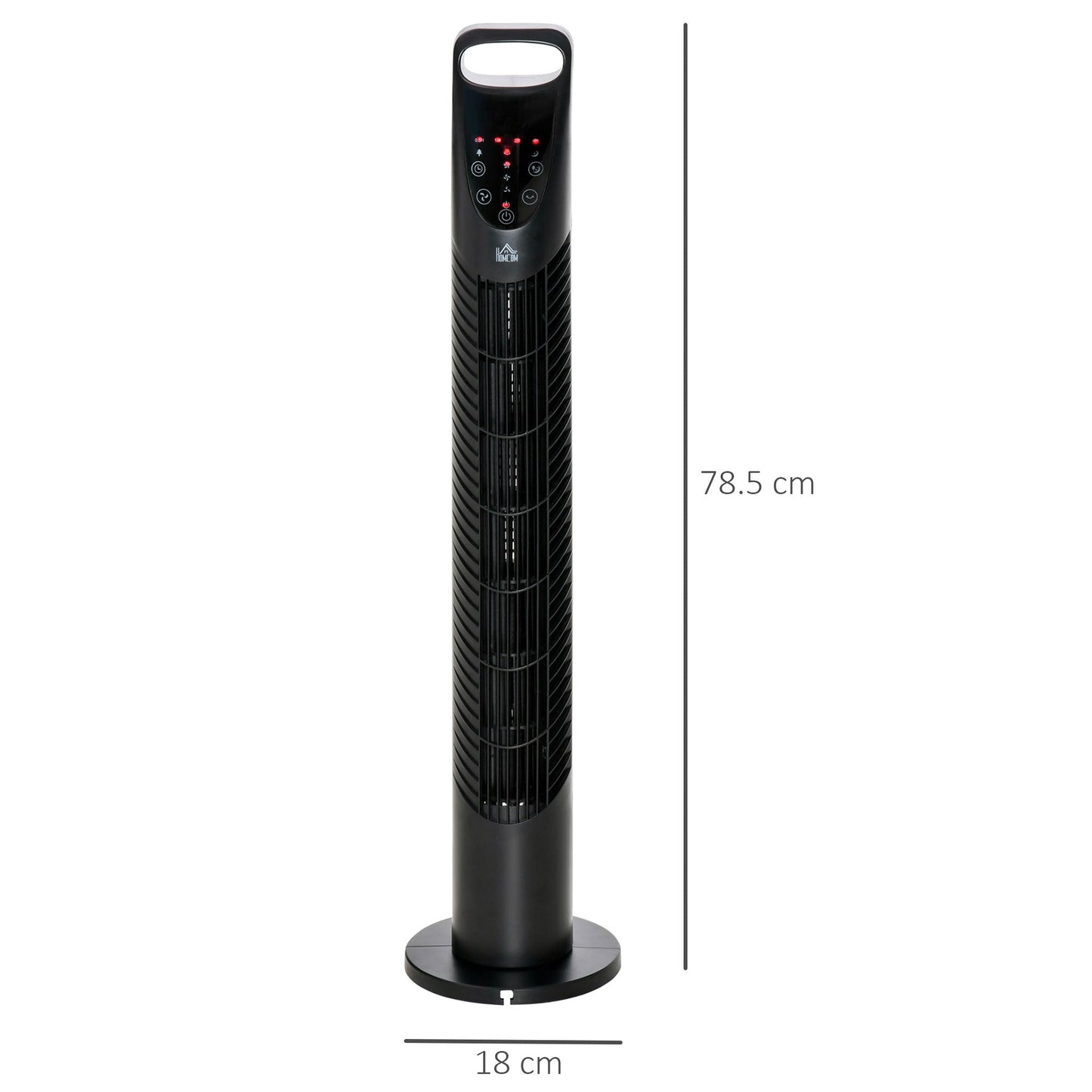 Homcom Oscillating Tower Fan with Remote Control