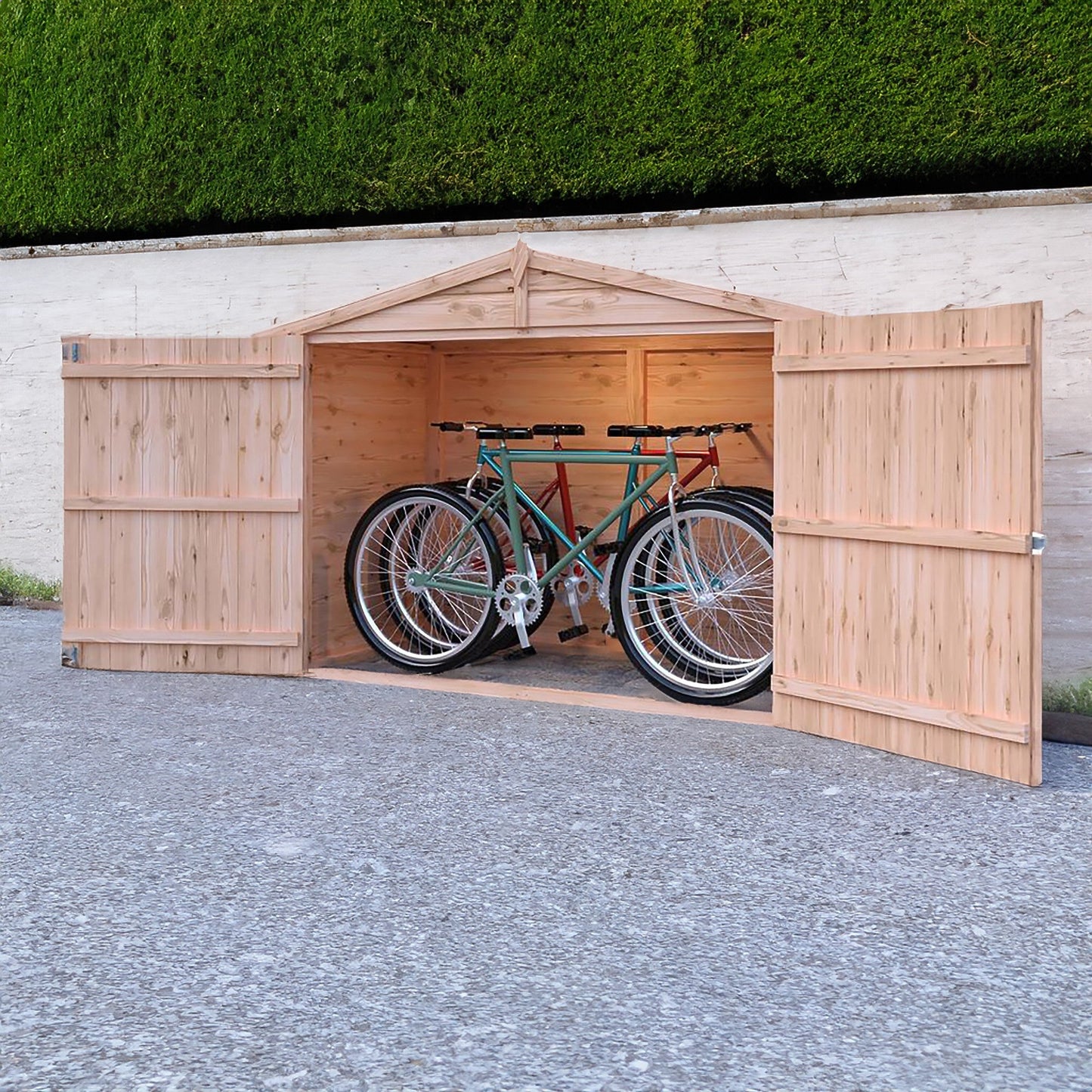 Shire Wentworth 6' x 2' 11" Apex Bike Store - Premium Dip Treated Shiplap