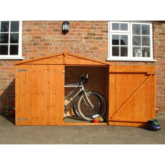 Shire Shire Wentworth 6' x 2' 11" Apex Bike Store - Premium Dip Treated Shiplap