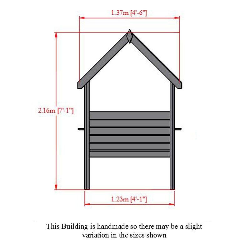 Shire Shire Blossom Garden Arbour 5' x 3'