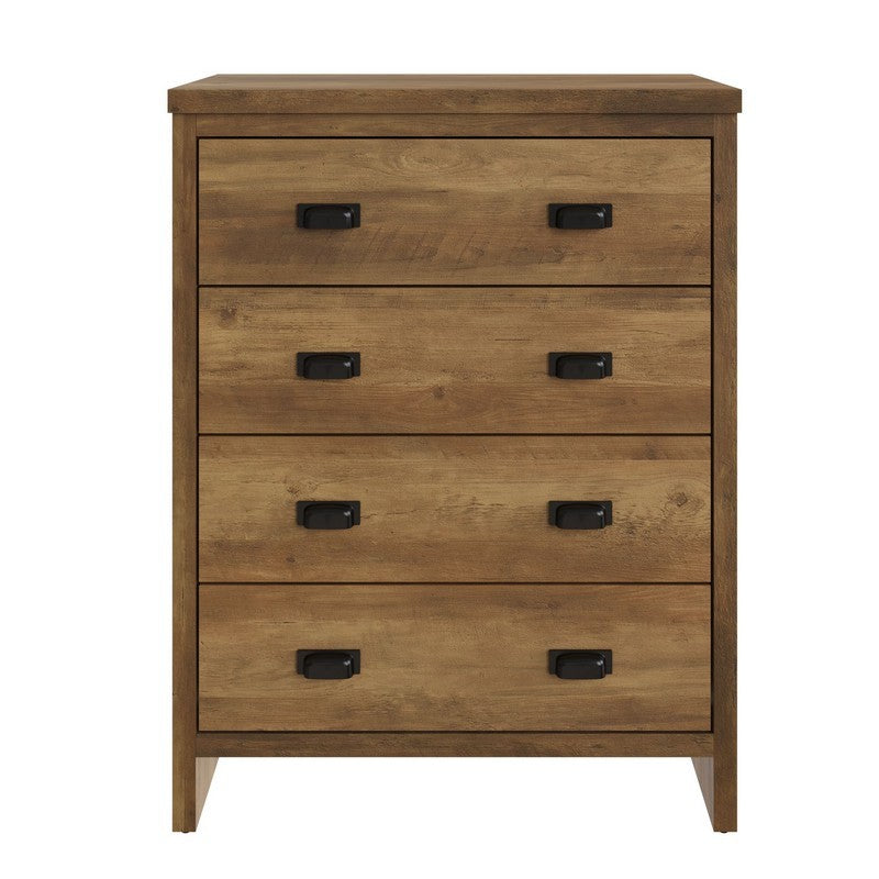 Boston Chest of Drawers Brown 4 Drawers