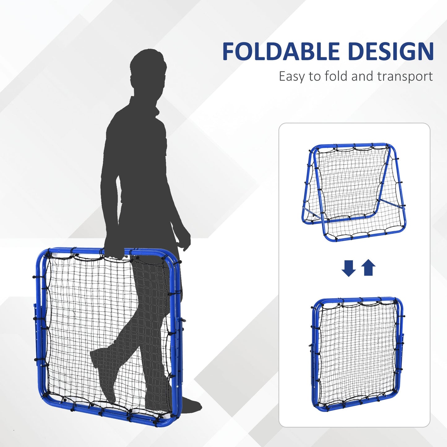 Homcom Football Rebounder Net