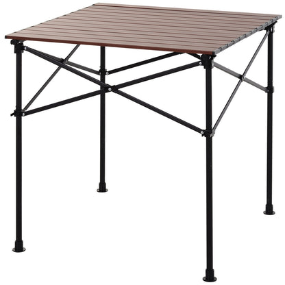 Aluminium Folding Picnic Table Portable Camping Table w/ Carrier Bag