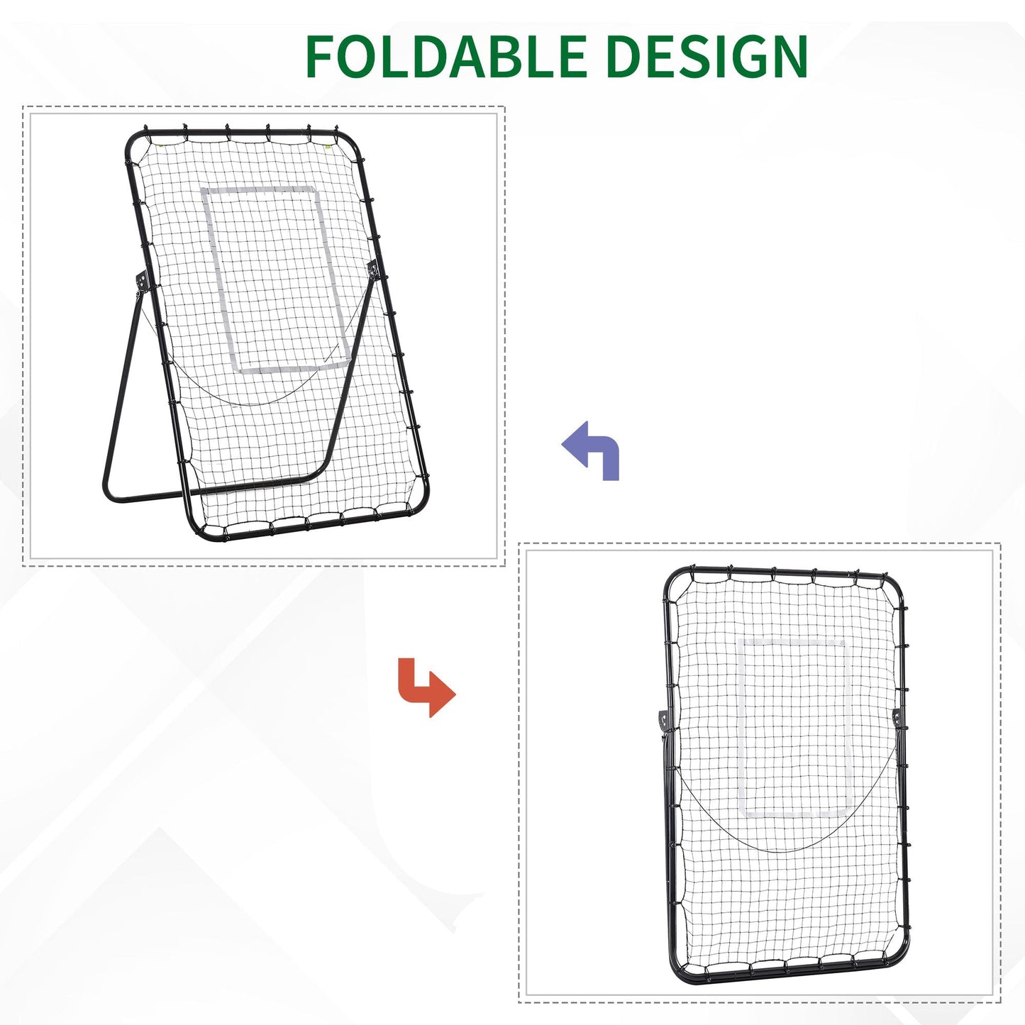 Foldable Football Rebounder Net