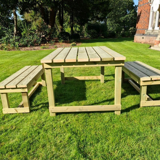 Croft Butchers Garden Picnic Table by Croft - 6 Seats