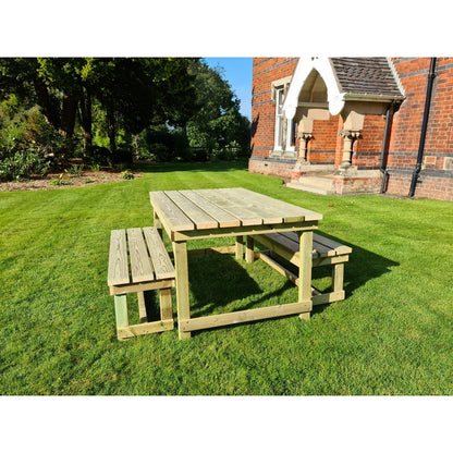 Croft Butchers Garden Picnic Table by Croft - 6 Seats