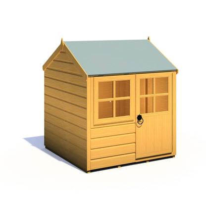 Shire Bunny 3' 10" x 3' 10" Apex Children's Playhouse - Premium Dip Treated Shiplap