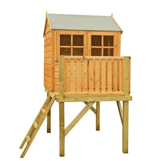 Shire Shire Bunny 3' 11" x 5' 11" Apex Children's Playhouse - Premium Dip Treated Shiplap